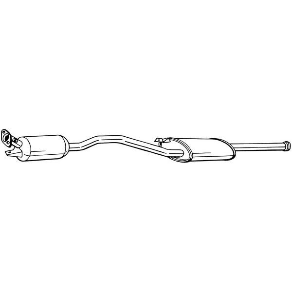 1 filtre à particules Bosal 097332