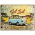 Plaque métal 30x40 cm VW Lets get Lost