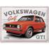 Plaque métal 30x40 cm VW Golf - GTI 1976