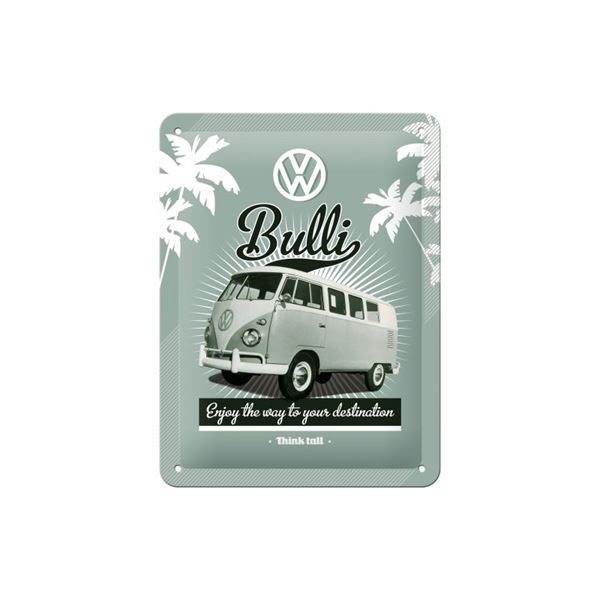 Plaque métal 15x20 cm VW Bulli