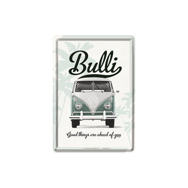 Carte postale métal VW Good things are ahead of you