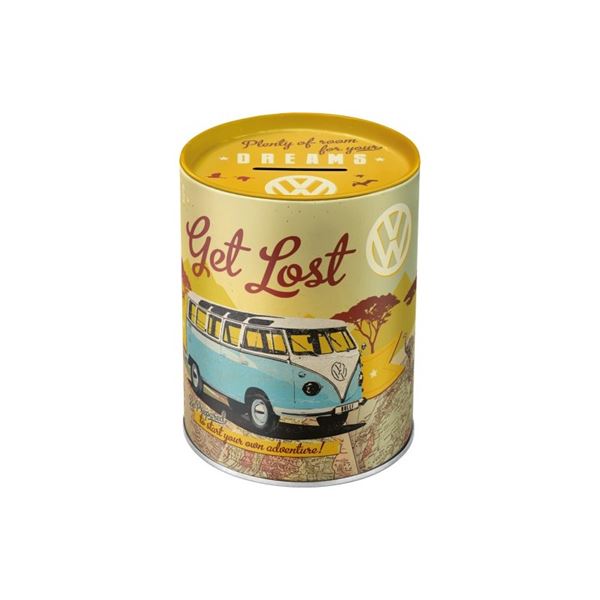 Tirelire baril VW Bulli Lets Get Lost