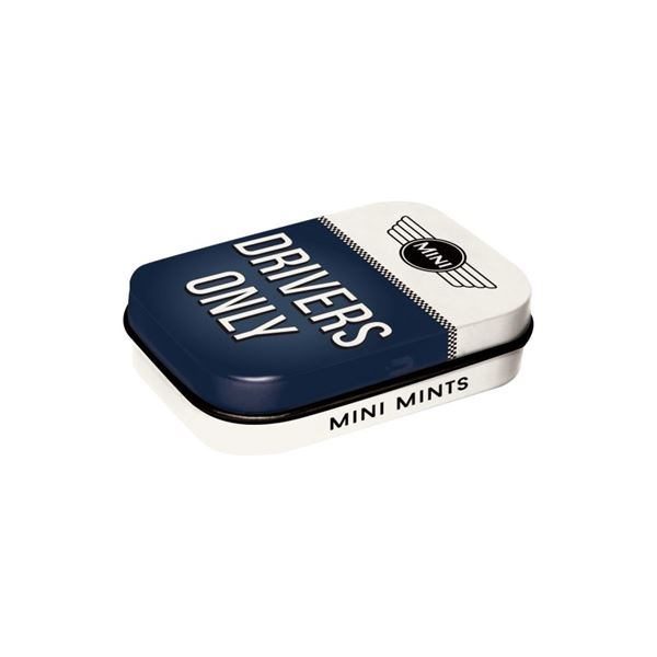 Boîte à pastilles Mini Drivers Only Blue