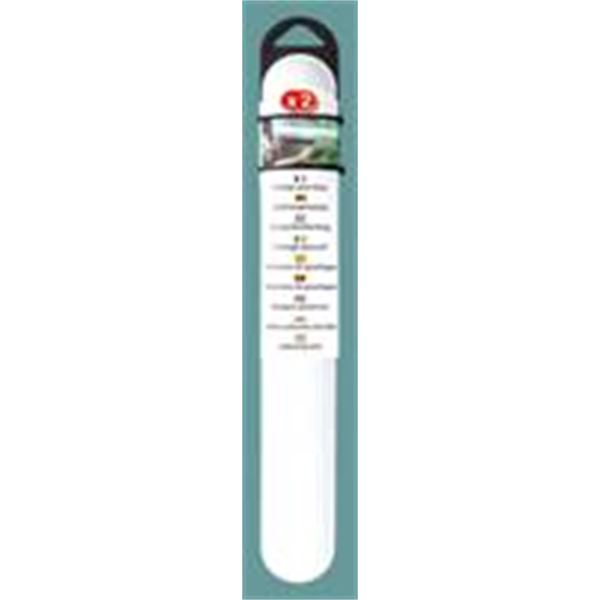 2 Protections de pare-chocs blanches 37 cm