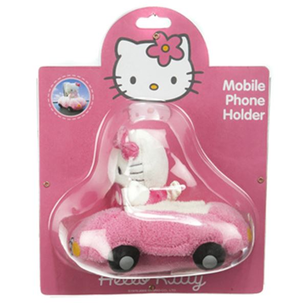 Porte téléphone voiture rose HELLO KITTY