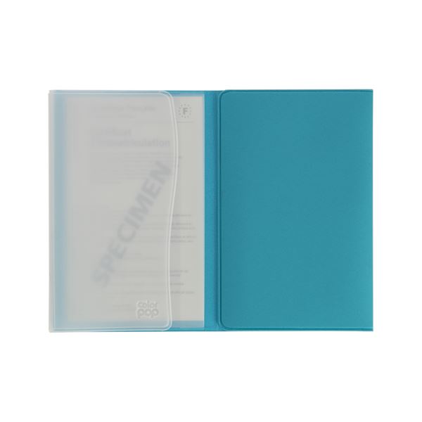 Porte-papier voiture pop bleu ciel
