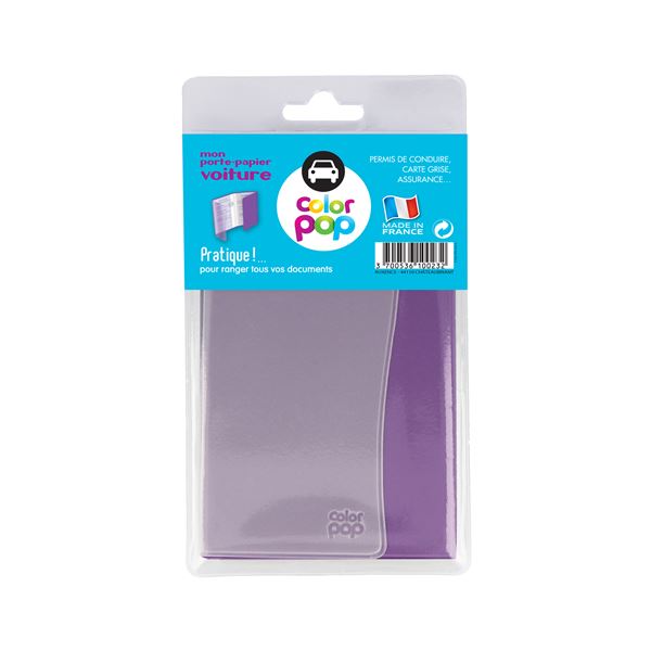 Porte-papier voiture pop violet