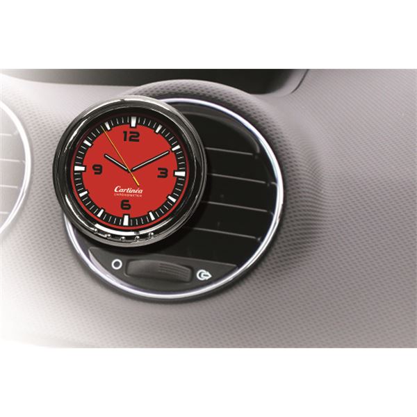 Montre analogique pour véhicule à cadran rouge Carlinéa