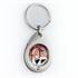 Porte-clés jeton St Cristophe rose