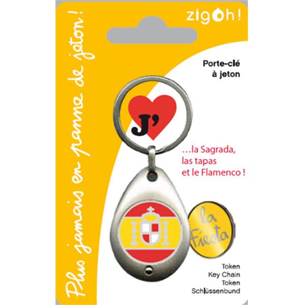 PORTE CLES JETON Espagne