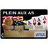 Autocollant pour CB "plein aux as"