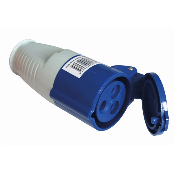 Fiche femelle CEE 17 tension 220V/ 16A pour camping-car Inovtech