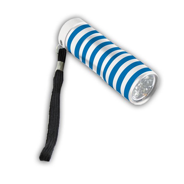 Lampe torche 9 leds Marinière
