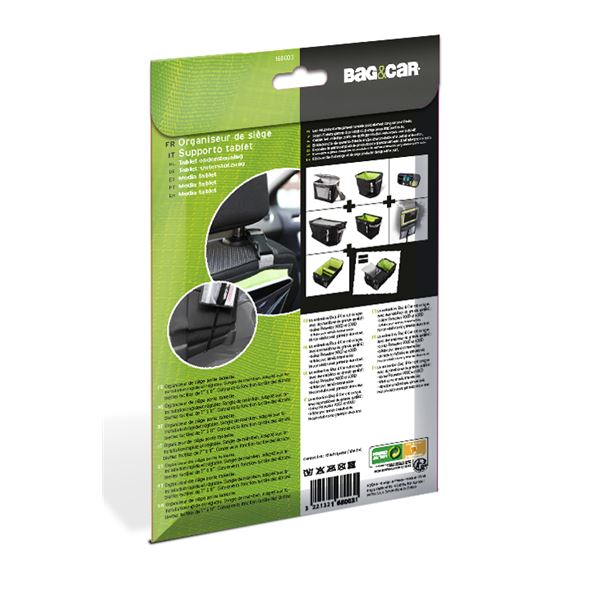 Organiseur de siège voiture porte-tablette Bag&Car