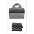 Sac de course pliable nylon gris