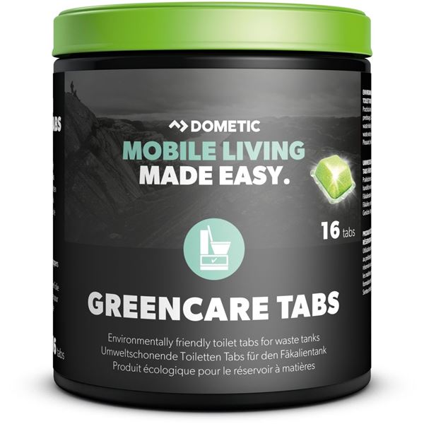 Tablettes WC PowerCare Tabs Green Dometic x16