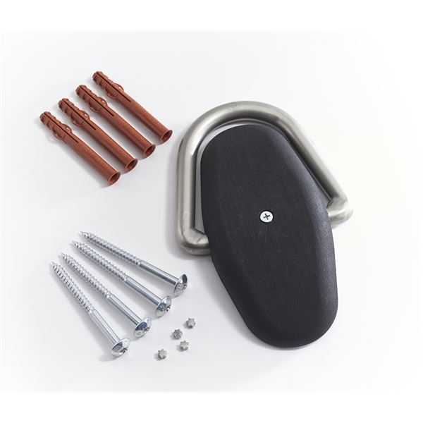 Sabot d'ancrage fixation sol ou mur A080Q Mottez