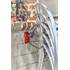 Sabot d'ancrage fixation sol ou mur + câble antivol A080QECO Mottez