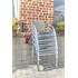 Sabot d'ancrage fixation sol ou mur + câble antivol A080QECO Mottez