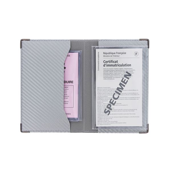 Porte papier gris carbone GRIS ARGENT