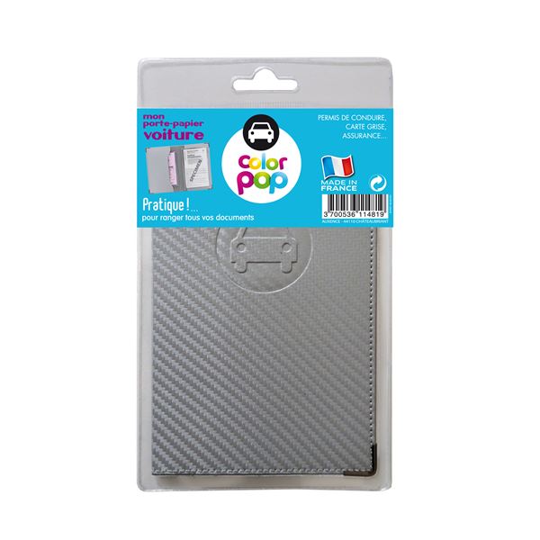 Porte papier gris carbone GRIS ARGENT