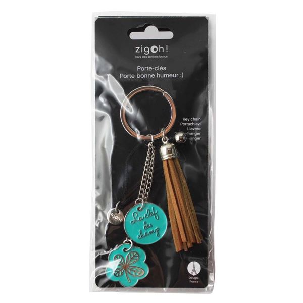 Porte-clés à pendants Zigoh La Clef des Champs