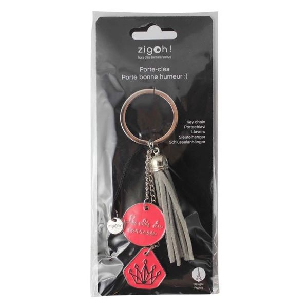 Porte-clés à pendants Zigoh Les clés du Carrosse