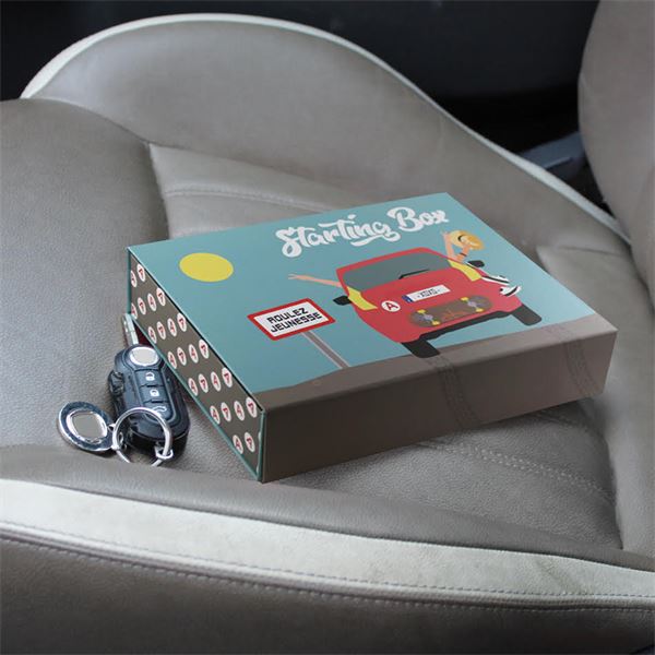 Boîte garnie Zigoh indispensables jeune conducteur