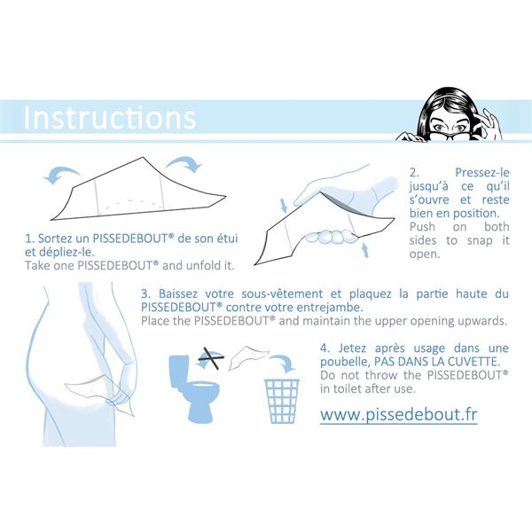 PISSEDEBOUT POCHETTE X3