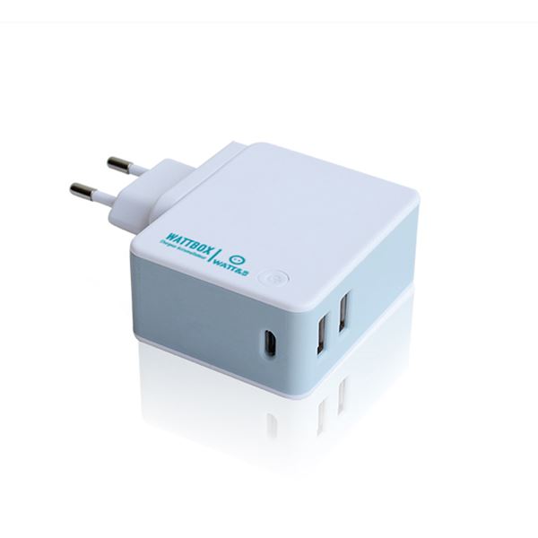 Chargeur secteur Powerbank 2 USB 150 pays Watt&Co