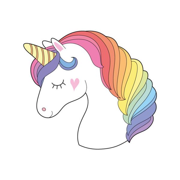 ADHESIF RESINE 3D LICORNE