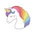 ADHESIF RESINE 3D LICORNE