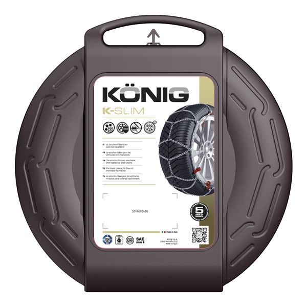 2 Chaînes neige König K-SLIM N° 85
