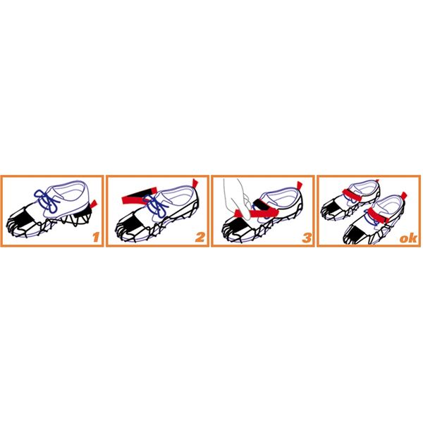 Sur-chaussures antidérapantes EzyShoes taille M (36 à 40)