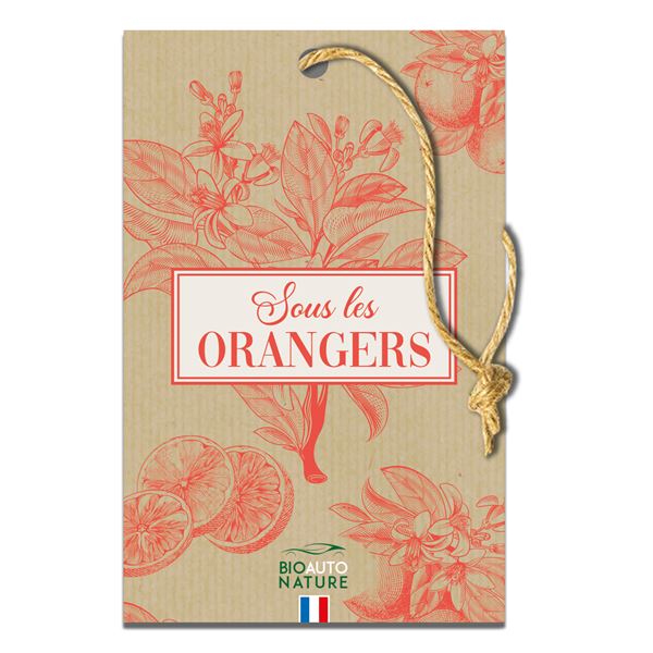 Désodorisant plaquette Fleur d'oranger Bio auto nature