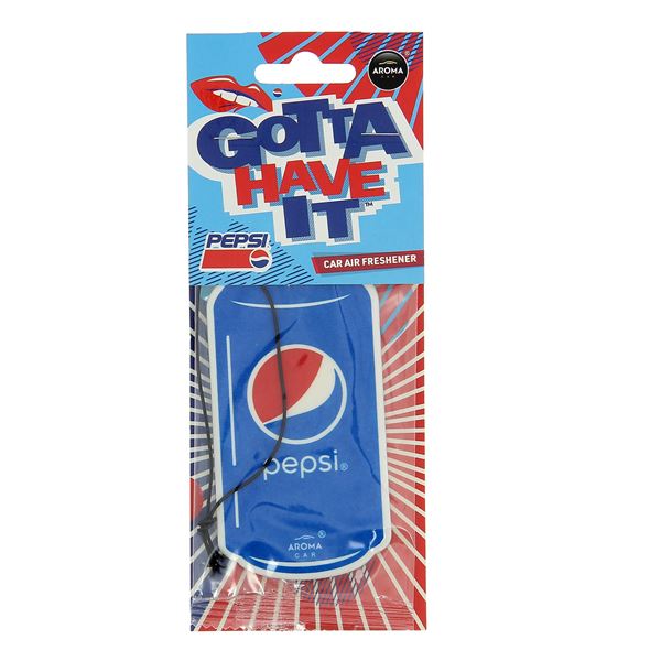 Désodorisant carte parfumée canette Pepsi