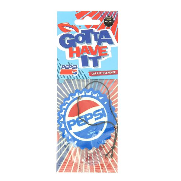 Désodorisant carte parfumée capsule Pepsi