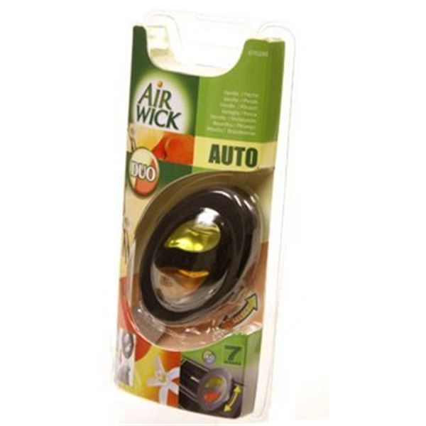 Désodorisant Airwick duo vanille / pêche