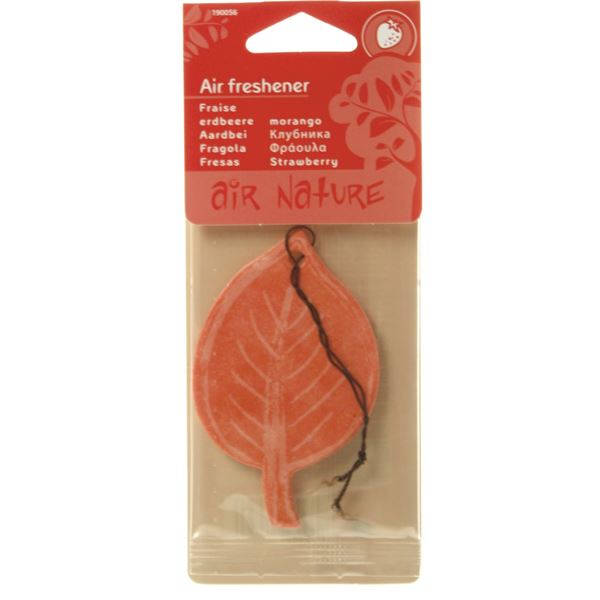 Désodorisant plaquette 2D parfum fraise Carlinéa
