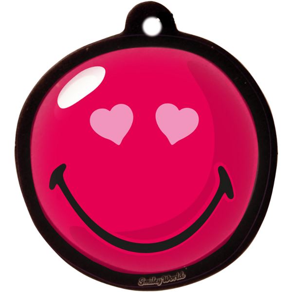 Désodorisant Smiley 2D rose parfum fraise