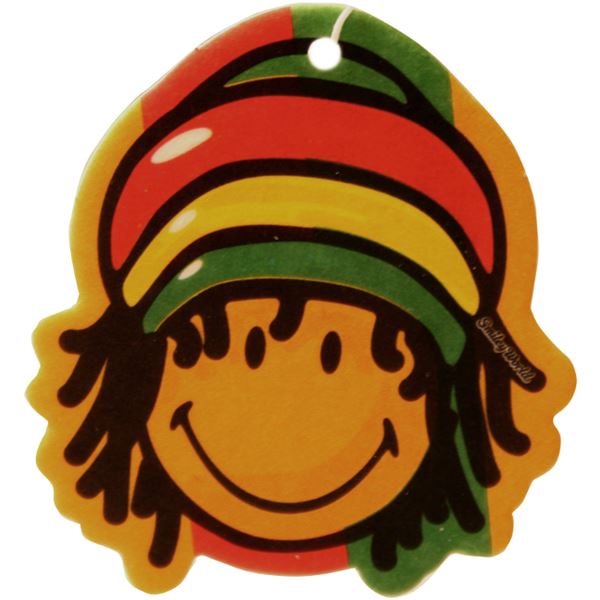 Désodorisant Smiley 2D Rasta parfum vanille