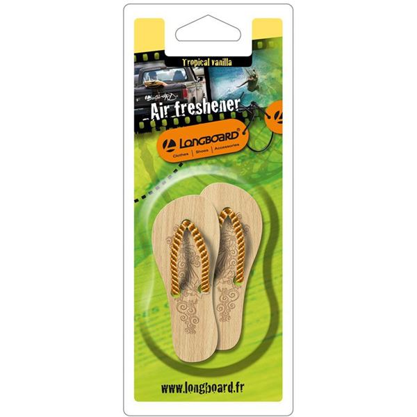 Tongs parfumées en bois Océan Longboard
