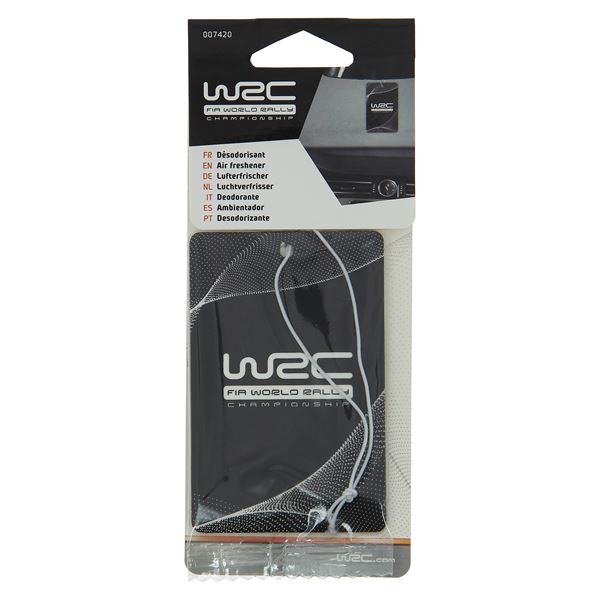 Désodorisant en plaquette sport WRC
