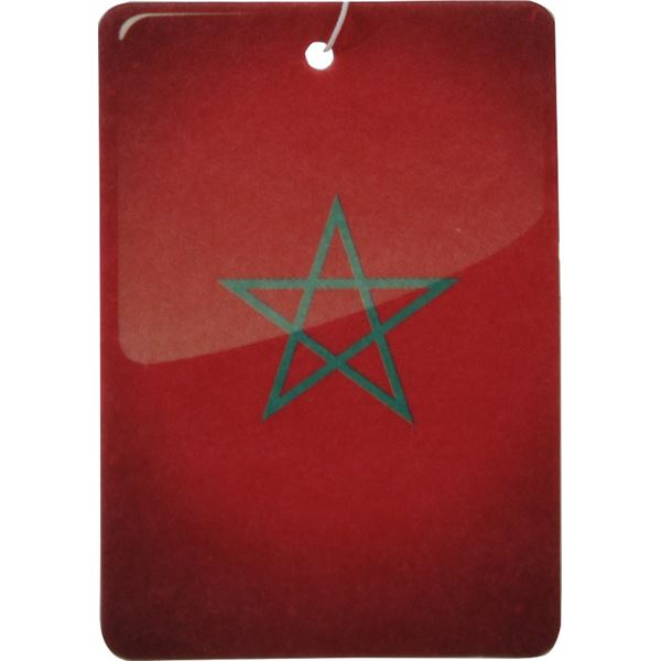 Désodorisant drapeau Maroc Carlinéa