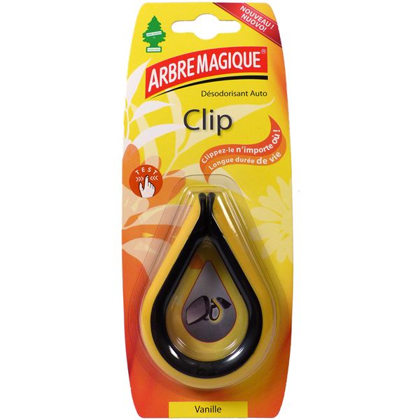 Désodorisant arbre magique Clip vanille