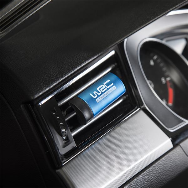 Désodorisant WRC barrette effet métal pour aérateur senteur Sport
