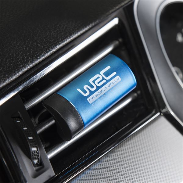 Désodorisant WRC barrette effet métal pour aérateur senteur Sport