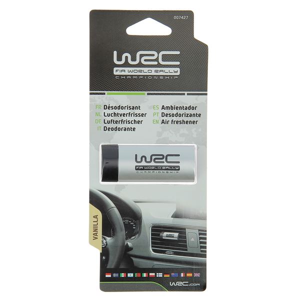 Désodorisant WRC barrette effet métal pour aérateur senteur Vanille