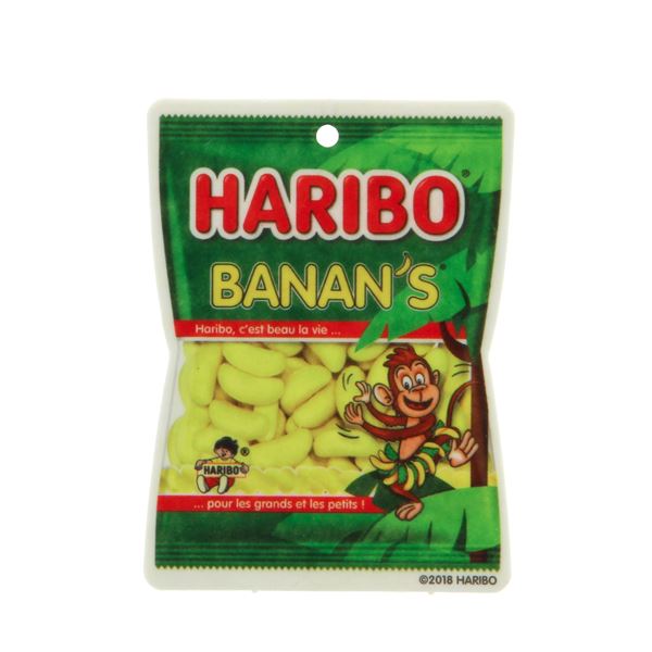 Désodorisant voiture carte parfumée Haribo® Banan's®