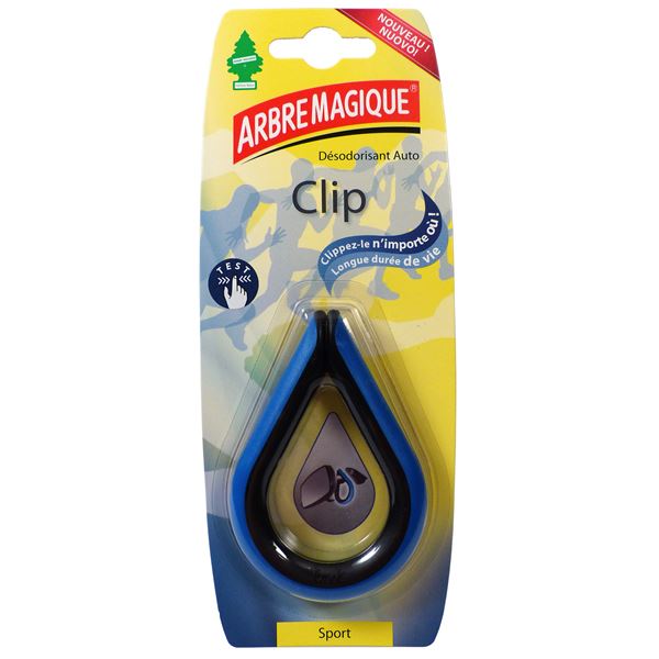 Désodorisant voiture Arbre Magique Clip sport